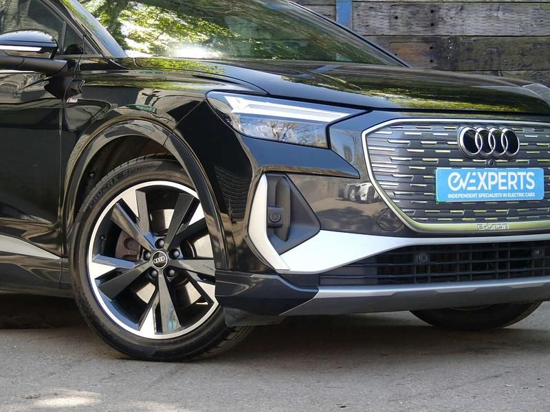 Used Audi Q4 e-tron S-Line 150 kW (204 HP) 2022 Black SUV