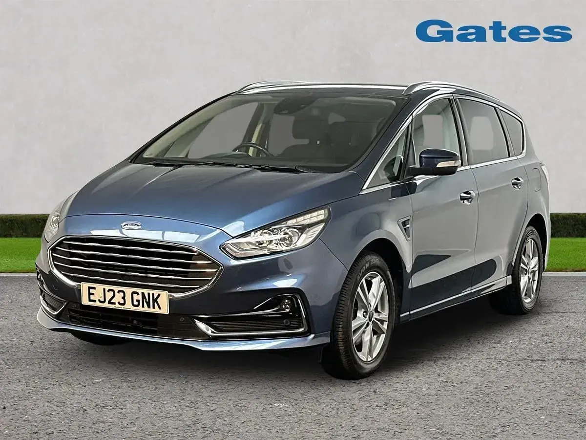 Begagnad Ford S-MAX Titanium 190 HK (139 kW) 2023 Blå Minibuss