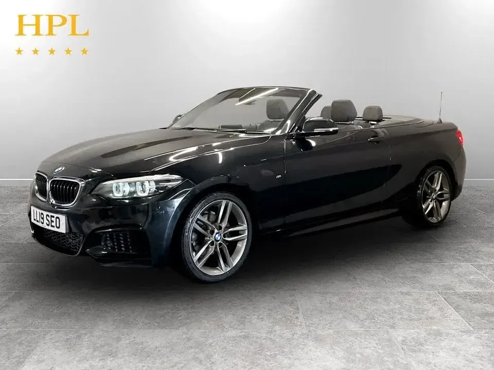 Used BMW 218 M Sport 136 HP (100 kW) 2019 Black Cabriolet