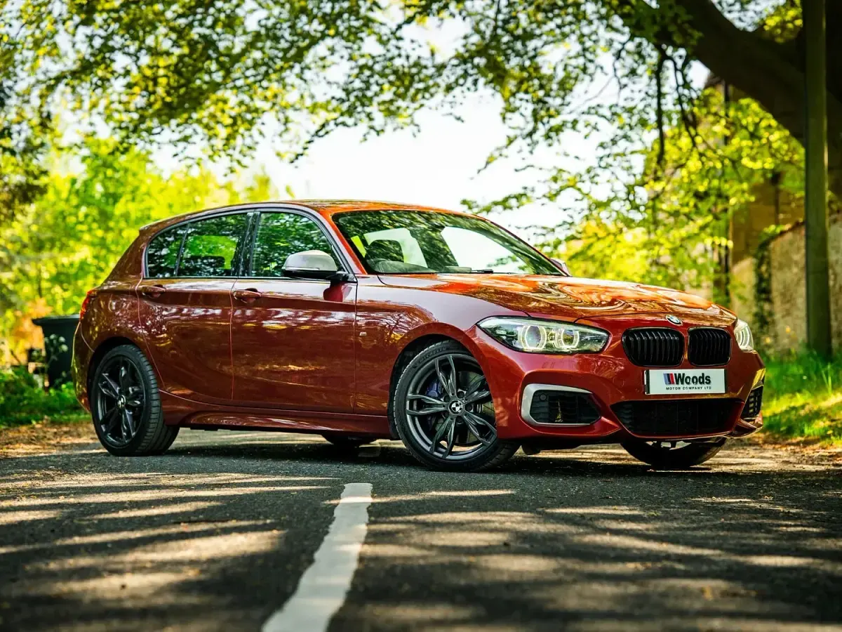 Used BMW M140 M Sport 435 HP (319 kW) 2018 Orange Hatchback
