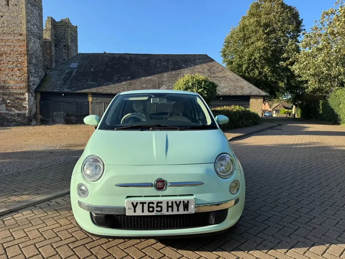 Używany Fiat 500 Pop Star 69 KM (50 kW) 2015 Zielony Hatchback