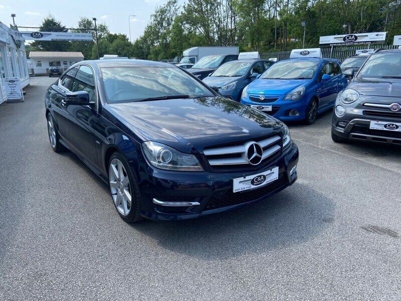 Blue Used 2011 Mercedes C180 AMG Coupe | £4,995 (Fair price) - Image 1/4