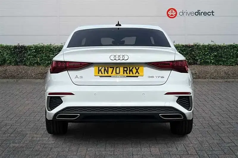 Used Audi A3 S-Line 150 HP (110 kW) 2020 White Sedan