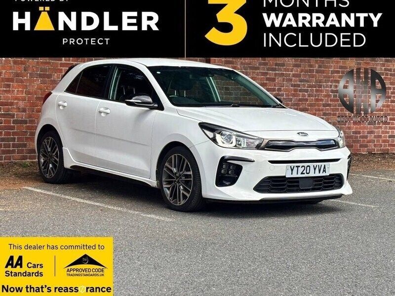 White Used 2020 Kia Rio GT-Line Hatchback | £11,995 (Good price) - Image 1/4