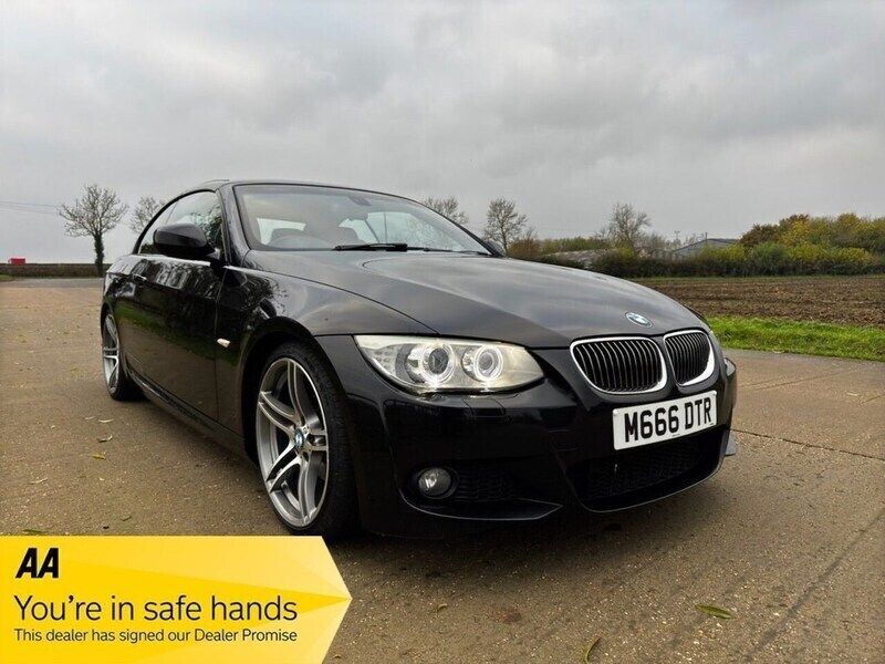 Black Used 2012 BMW 320 Cabriolet Sport Line Cabriolet | £6,999 - Image 1/4