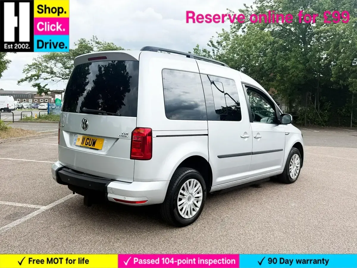 Used VW Caddy Life 102 HP (75 kW) 2016 Silver MPV