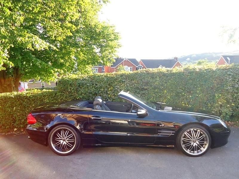 Used Mercedes SL350 AMG 245 HP (180 kW) 2005 Black Cabriolet