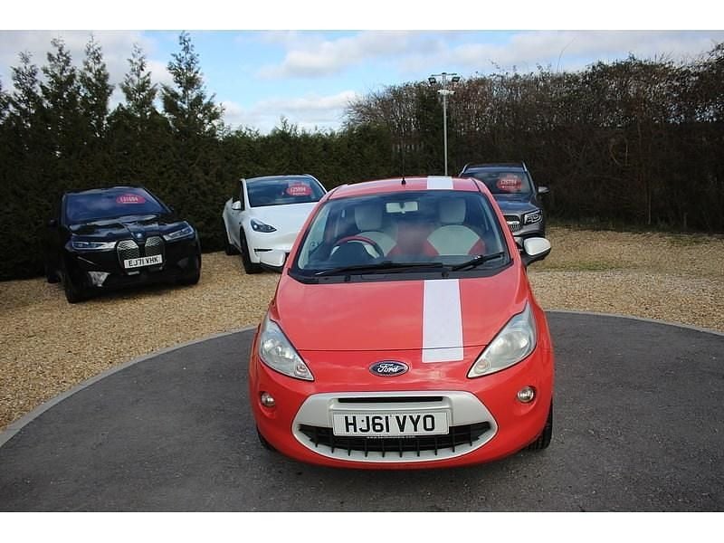 Used Ford Ka 69 HP (50 kW) 2011 Red Hatchback