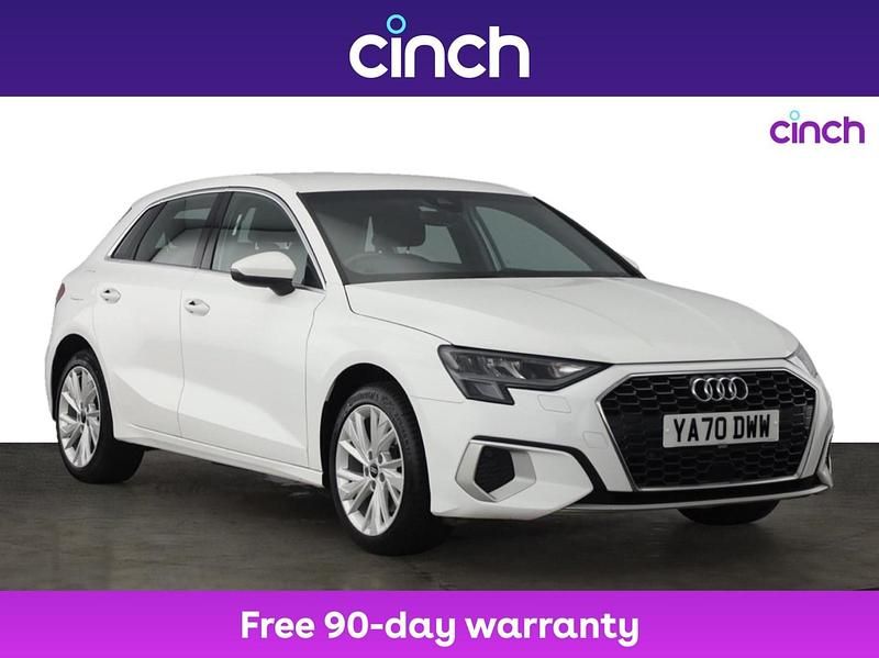 White Used 2021 Audi A3 e-tron Sport Hatchback | £16,699 (Fair price) - Image 1/3