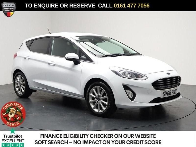 White Used 2018 Ford Fiesta Titanium Hatchback | £8,990 (Good price) - Image 1/3