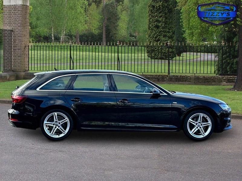 Used Audi A4 S-Line 150 HP (110 kW) 2018 Black Estate