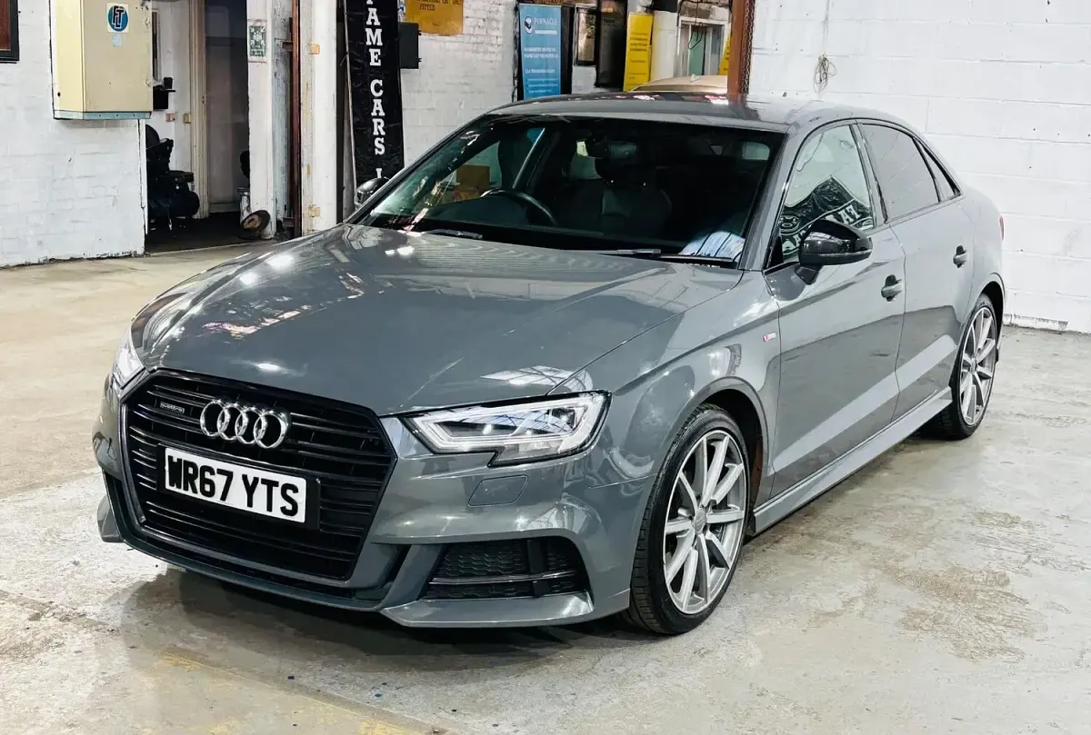 Used Audi A3 Black Edition 184 HP (135 kW) 2017 Grey Sedan