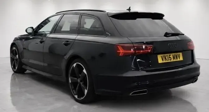 Used Audi A6 Black Edition 190 HP (139 kW) 2015 Black Estate