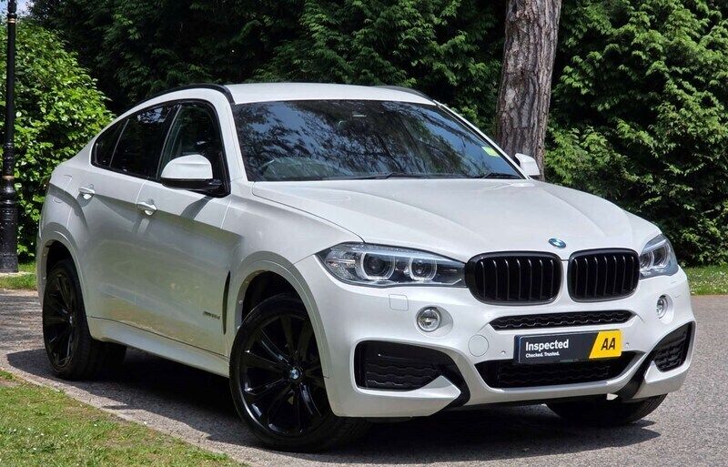 White Used 2016 BMW X6 M Sport SUV | £19,450 (Fair price) - Image 1/4