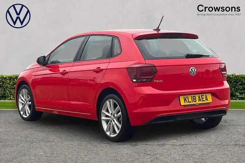 Used VW Polo SEL 115 HP (84 kW) 2018 Red Hatchback