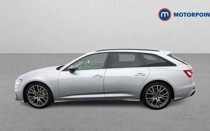 Begagnad Audi A6 Black Edition 204 HK (150 kW) 2021 Silver Kombi