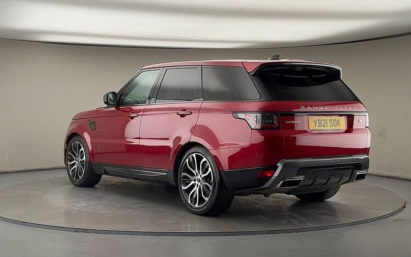 Used Land Rover Range Rover Sport HSE 300 HP (220 kW) 2021 Firenze red SUV