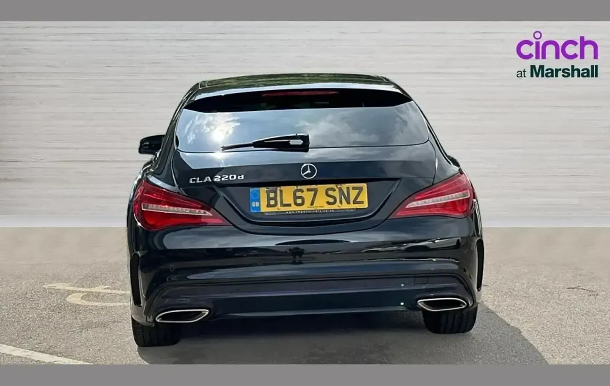 Used Mercedes CLA220 AMG line 174 HP (127 kW) 2018 Black Coupe