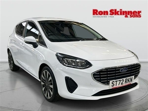 White Used 2022 Ford Fiesta Titanium X Hatchback | £17,399 (Expensive) - Image 1/4