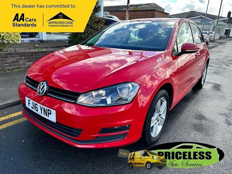 Red Used 2016 VW Golf VII Edition Hatchback | £7,995 (A bit pricey) - Image 1/4