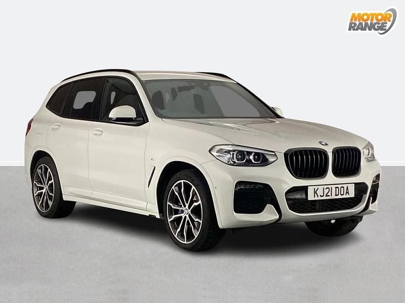 White Used 2021 BMW X3 M Sport SUV | £29,895 (Good price) - Image 1/4