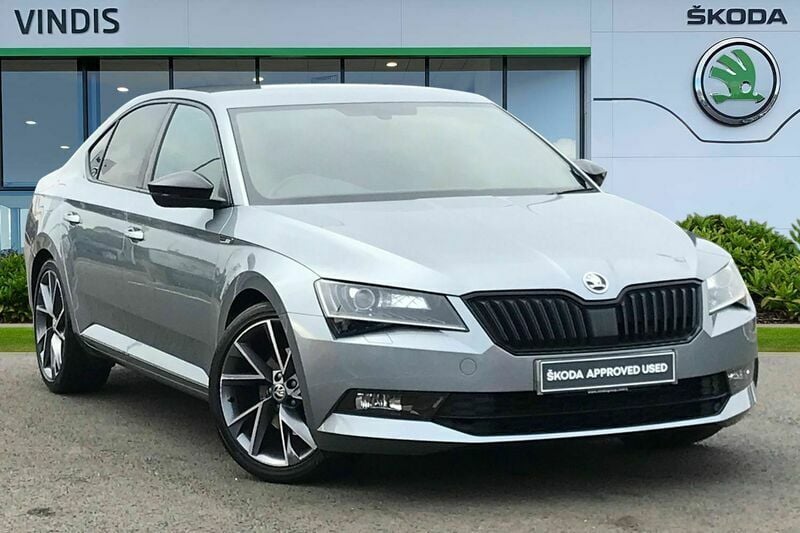 Grey Used 2018 Skoda Superb SportLine Hatchback | £15,490 (Fair price) - Image 1/4