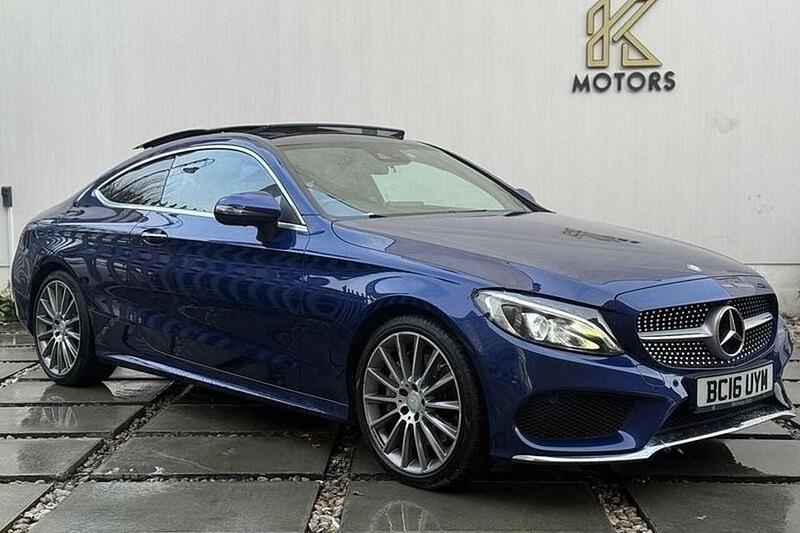 Blue Used 2016 Mercedes C300 AMG Line Premium Plus Coupe | £17,800 (Fair price) - Image 1/1