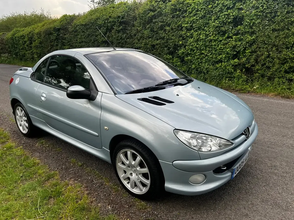 Używany Peugeot 206 Sport 2005 Srebrny Kabriolet