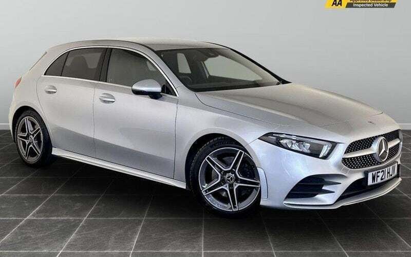 Silver Used 2021 Mercedes A220 AMG line Hatchback | £18,195 (Good price) - Image 1/2