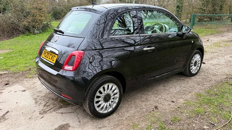 Used Fiat 500 Lounge 69 HP (50 kW) 2020 Black Hatchback
