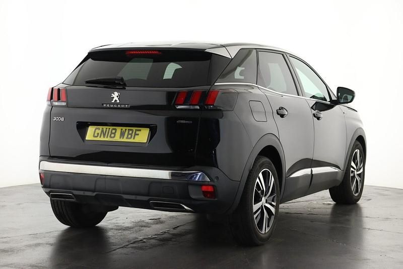 Used Peugeot 3008 GT-line 130 HP (95 kW) 2018 Black SUV