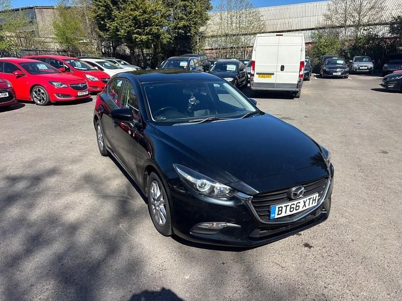 Used Mazda 3 105 HP (77 kW) 2017 Black Hatchback