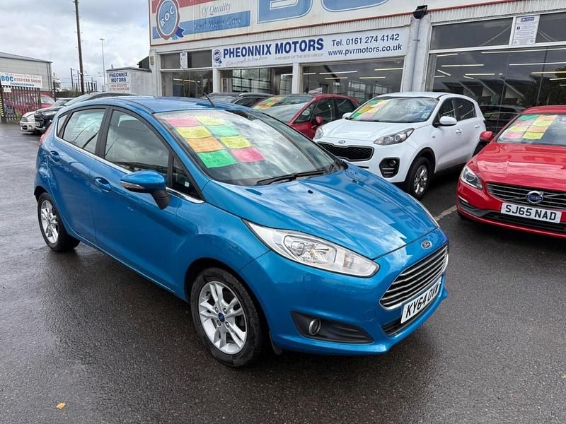 Blue Used 2014 Ford Fiesta Zetec Hatchback | £6,495 (Fair price) - Image 1/4