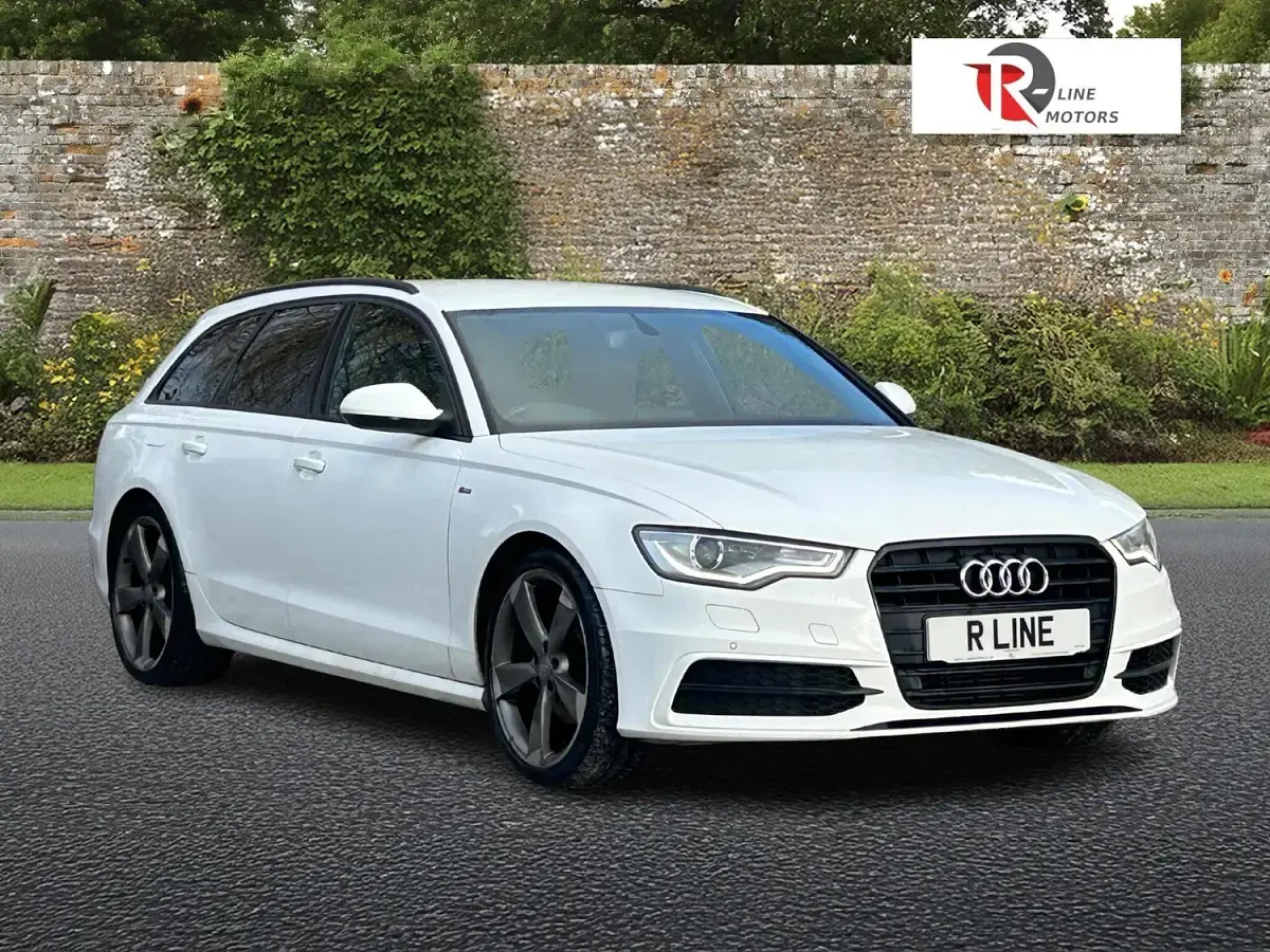 Used Audi A6 Black Edition 177 HP (130 kW) 2013 White Estate