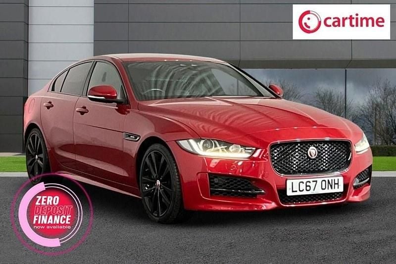 Red Used 2018 Jaguar XE R-Sport Sedan | £11,950 (Fair price) - Image 1/4