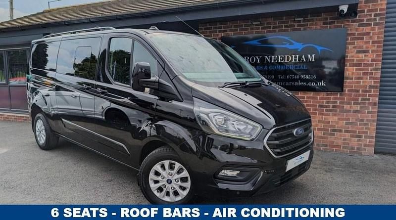 Used Ford Transit Custom Limited 130 HP (95 kW) 2021 Black Van