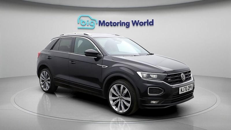Used VW T-Roc R-line 150 HP (110 kW) 2020 Black SUV
