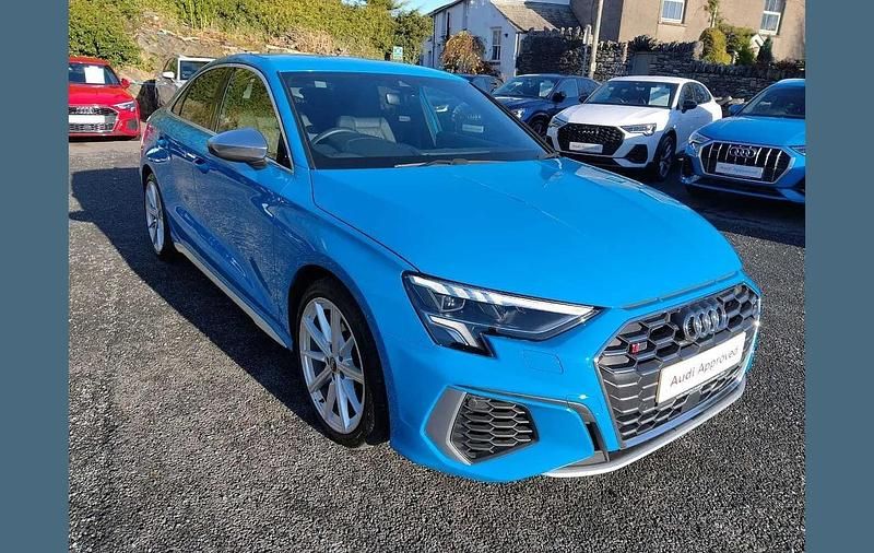 Blue Used 2022 Audi S3 Comfort Sedan | £30,995 (Fair price) - Image 1/4