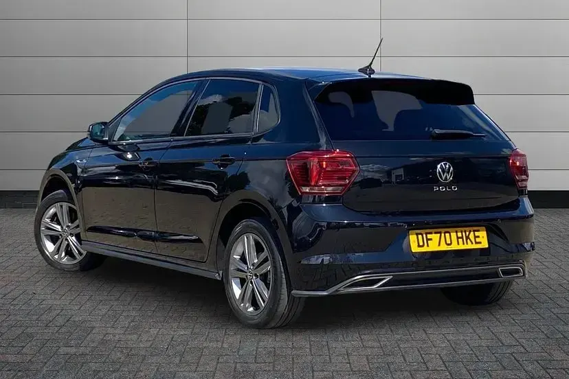Used VW Polo R-line 110 HP (80 kW) 2020 Black Hatchback