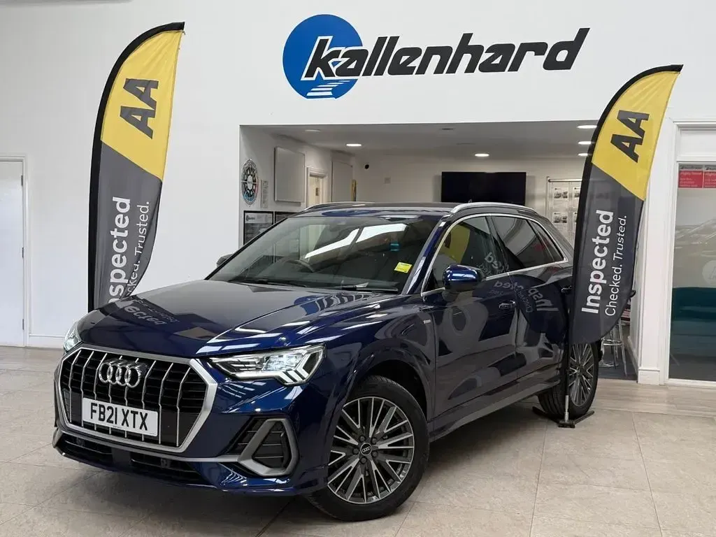 Used Audi Q3 S-Line 150 HP (110 kW) 2021 Blue SUV
