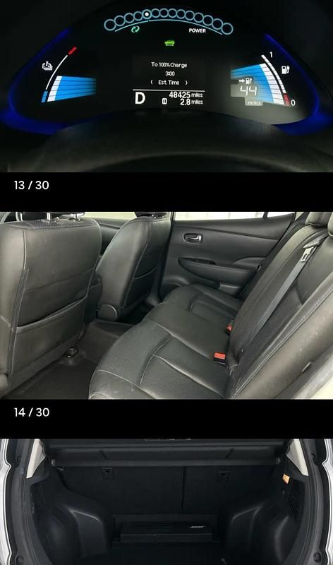 Used Nissan Leaf Tekna 80 kW (109 HP) 2016 White Hatchback