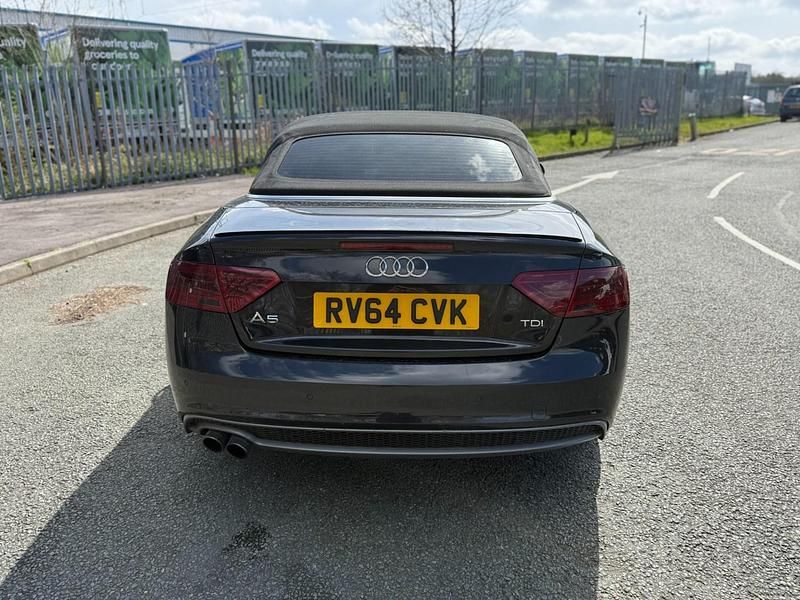 Used Audi A5 Cabriolet S-Line 2014 Black Cabriolet