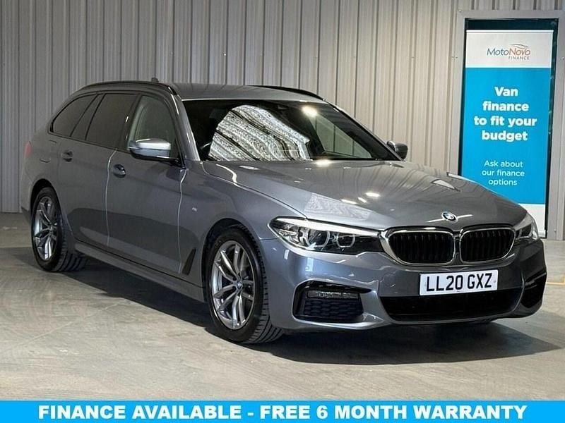 Blue Used 2020 BMW 520 M Sport Estate | £18,985 (Good price) - Image 1/4