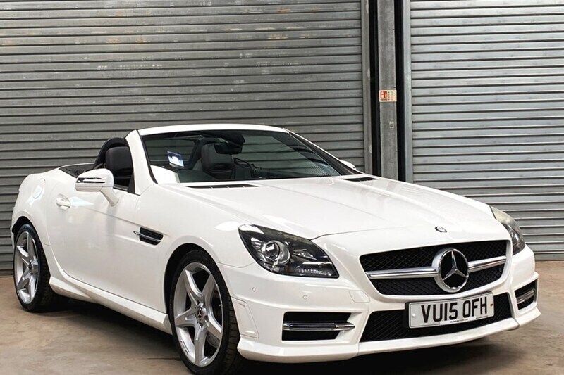 White Used 2015 Mercedes SLK250 AMG Cabriolet | £11,950 (Fair price) - Image 1/1