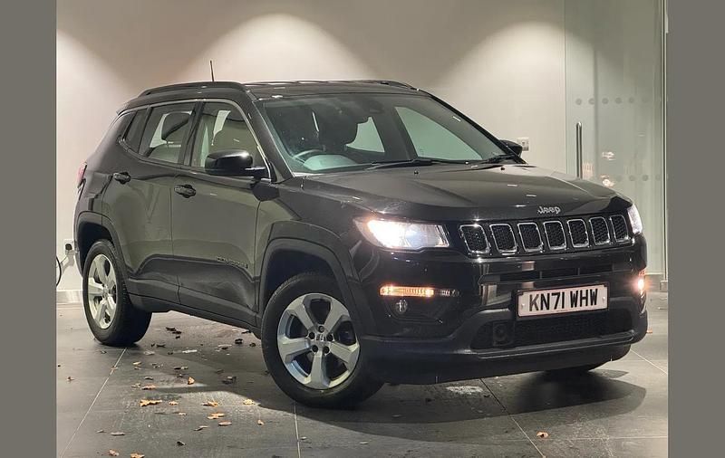 Brilliant black Used 2021 Jeep Compass Longitude SUV | £13,495 (Fair price) - Image 1/4