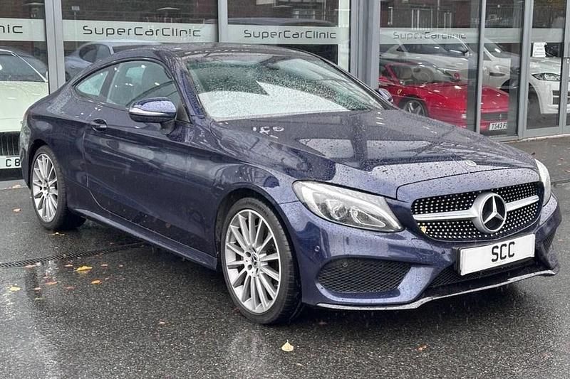 Blue Used 2018 Mercedes C200 AMG Line Premium Coupe | £11,995 (Fair price) - Image 1/1