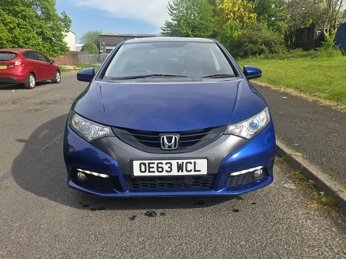 Used Honda Civic EX 142 HP (104 kW) 2014 Blue Hatchback