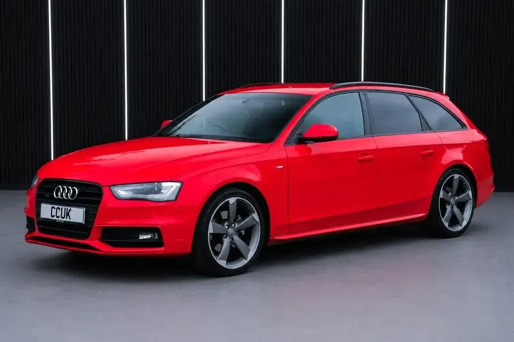 Used Audi A4 Black Edition 177 HP (130 kW) 2014 Red Estate