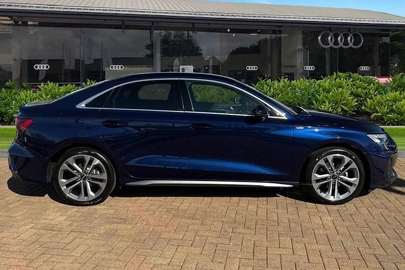 Used Audi A3 S-Line 150 HP (110 kW) 2025 Blue Sedan