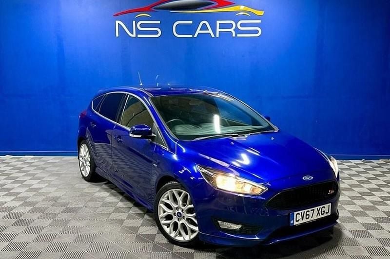 Blue Used 2018 Ford Focus ST-Line Hatchback | £7,249 (Good price) - Image 1/1